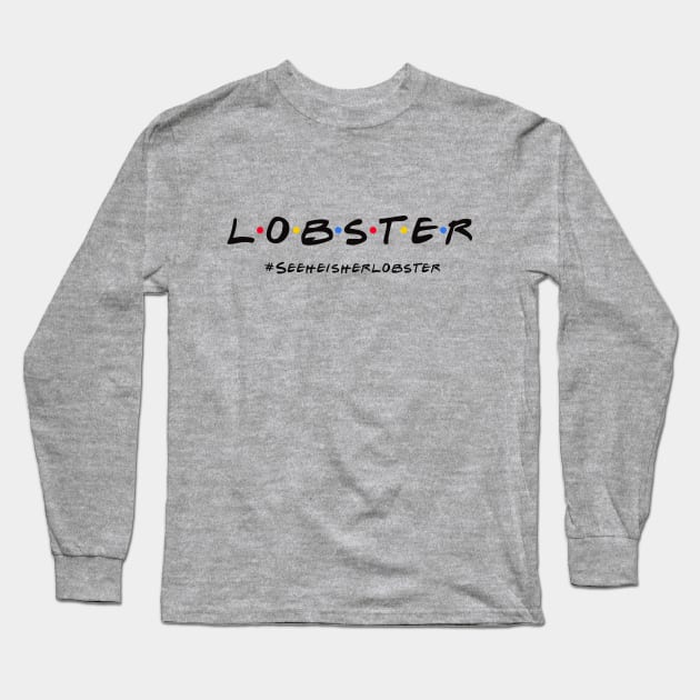 Lobster Long Sleeve T-Shirt by NihatGokcenArt